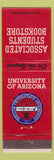 Matchbook Cover - University of Arizona Tucson AZ