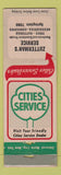 Matchbook Cover - Zutterman's Cities oil gas Springdale? CREASES