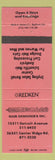Matchbook Cover - Emmett Hair Salon Redken