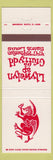Matchbook Cover - Llywelyn ap Gruffydd St Louis MO
