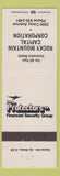 Matchbook Cover - Rocky Mountain Capital Corp Financial Cheyenne WY
