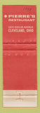 Matchbook Cover - Pierre's Al Rancati Cleveland OH WORN