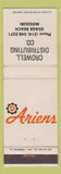 Matchbook Cover - Ariens Crowell Distributing Osage Beach MO