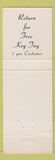 Matchbook Cover - Brunswick Toyota Topsham ME