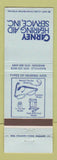 Matchbook Cover - Carney Hearing Aid Nashville Madison TN