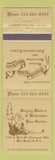 Matchbook Cover - Forest View Gardens German Cincinnati OH