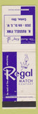 Matchbook Cover - Regal Match H Russell Fink Canton OH