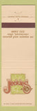 Matchbook Cover - Jeckles of Hyde Park Cincinnati OH