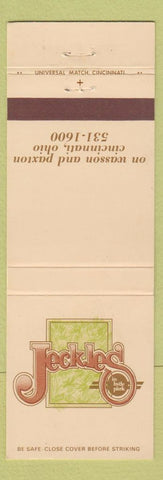 Matchbook Cover - Jeckles of Hyde Park Cincinnati OH
