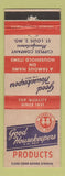 Matchbook Cover - Good Housekeepers Products ST Louis MO