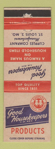 Matchbook Cover - Good Housekeepers Products ST Louis MO