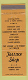 Matchbook Cover - Terrace Shop Aultman Hospital Canton OH
