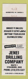 Matchbook Cover - Jenei Drilling Strasburg OH WEAR