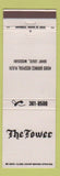 Matchbook Cover - The Tower ST Louis MO