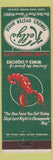 Matchbook Cover - Kelly's Oyster House Philadelphia PA lobster