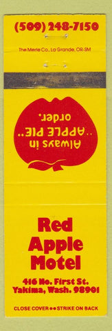 Matchbook Cover - Red Apple Motel Yakima WA