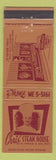 Matchbook Cover - Christ Steak House Sault Ste Marie MI