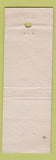 Matchbook Cover - Del Mar Hotel Restaurant Sault Ste Marie MI WEAR