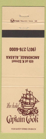 Matchbook Cover - jCaptain Cook Hotel Anchorage AK