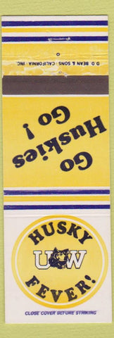 Matchbook Cover - Washington Huskies 1982 Football schedule Seattle WA