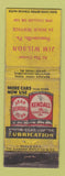 Matchbook Cover - Kendall oil gas Jim Wilson Duncansville PA WORN