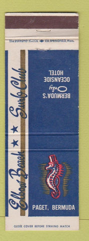 Matchbook Cover - Elbow Beach Surf Club Paget Bermuda Seahorse