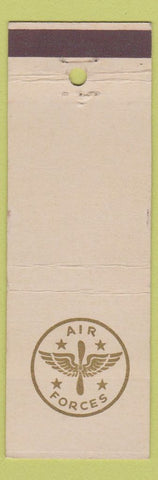 Matchbook Cover - Air Forces