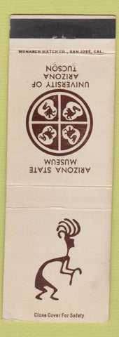 Matchbook Cover - Arizona State Museum University Tucson AZ
