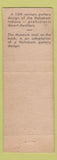Matchbook Cover - Arizona State Museum University Tucson AZ
