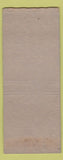 Matchbook Cover - 1930s Diamond Presidents Martin Van Buren BOBTAIL