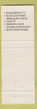 Matchbook Cover - Armstrong's Restaurant Motel Staunton VA