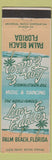 Matchbook Cover - Leon and Eddie's Palm Beach FL