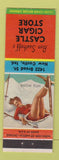 Matchbook Cover - Ben Saathoff's Castle Cigar Store New Castle IN pinup