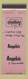 Matchbook Cover - Angelo's Super Markets WORN