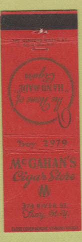Matchbook Cover - McGahan's Cigar Store Troy NY WEAR