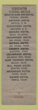 Matchbook Cover - Adams Hotel Tulsa OK WEAR