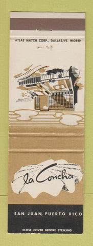 Matchbook Cover - La Concha San Juan Puerto Rico