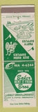 Matchbook Cover - Baker Bros Rentals Indianapolis IN wheel chair WEAR