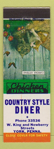 Matchbook Cover - Country Style Diner York PA