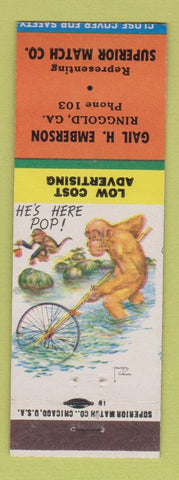 Matchbook Cover - Gail Emberson Ringgold GA Superior Match