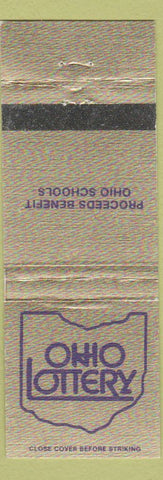 Matchbook Cover - Ohio State Lottery OH