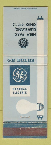 Matchbook Cover - General Electric Light Bulbs Nela Park Cleveland OH WEAR