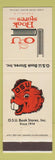 Matchbook Cover - Oregon State University Corvallis OR Book Store Beavers