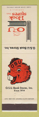 Matchbook Cover - Oregon State University Corvallis OR Book Store Beavers