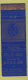 Matchbook Cover - Elks Club Santa Rosa CA WEAR low phone #