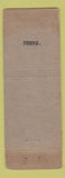 Matchbook Cover - David's Society Brand Clothes WEAR