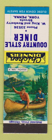 Matchbook Cover - Country Style Diner York PA