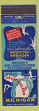 Matchbook Cover - Tourism Vacations Michigan MI Bay City