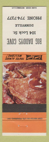 Matchbook Cover - Big Daddys Cove Dunnville ON