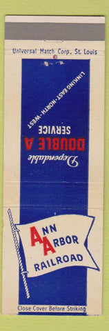 Matchbook Cover - Ann Arbor Railroad MI
